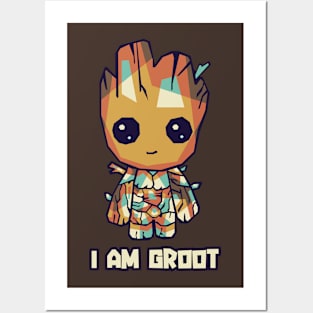 I am Groot Posters and Art